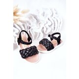 Boto Children's Braided Sandals Black Adella | ePonuda.com