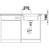 Blanco sudopera etagon 500- if/a saten polirano sa p.č. ,540x500/190 mm | ePonuda.com