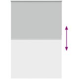 Rolo zavjesa Blackout svijetlo siva 165x230 cm Širina tkanine | shoptok.hr