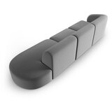 Milo Casa Siva žametna sedežna garnitura levi kot 311 cm Paolo – | Shoptok.si
