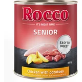 Rocco Ekonomično pakiranje: Senior 24 x 800 g - Piletina i krumpir