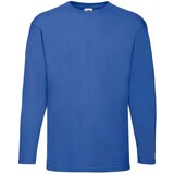 Fruit Of The Loom Blue Valueweight Men's Long Sleeve T-shirt Cene