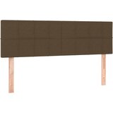 Maison Chic Posteljno vzglavje - Vzglavna omarica 2 kosa temno rjavo 72x5x78/88 cm blago, (22077329) Cene
