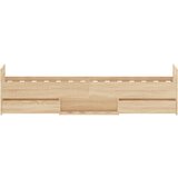  Kreveta s uzglavljem i podnožjem boja hrasta 75 x 190 cm | shoptok.hr