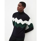 Celio Patterned Sweater Peaky with Turtleneck - Men Cene