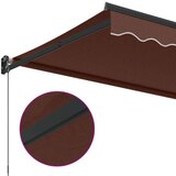 Tenda na ručno uvlačenje smeđa 400 x 300 cm Smeđa 400 x 300 cm 1 | shoptok.hr