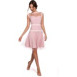Makover Ženska haljina K030 bijela pink | ePonuda.com