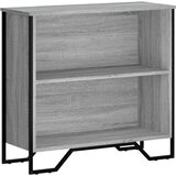 Maison Chic Knjižna omara - Knjižni regal siva sonoma 80x31x74,5 cm inženirski les, (21725216) Cene