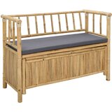  Klupa za vrtno skladištenje 110 x 47 x 80 cm Bambus Prirodna | shoptok.hr