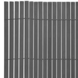 vidaXL dvostrana vrtna ograda 110 x 300 cm siva | shoptok.hr