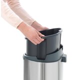 Brabantia Željezna kanta za smeće na dodir u mat srebrnoj boji 40 l Touch Bin – | shoptok.hr