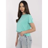 BASIC Feel Good T-shirt-CLM-TS-1640.87-Turquoise | Shoptok.si
