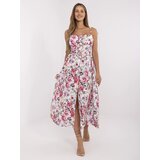 Italy Moda Dress-MI-SK-23817-12.95-white-pink | Shoptok.si