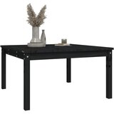  Vrtni stol crni 82,5 x 82,5 x 45 cm od masivne borovine | shoptok.hr