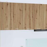 vidaXL Viseča omarica s polico Riga Umetni hrast 80 x 31 x 80 cm | Shoptok.si