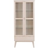 Rowico Vitrina iz hrastovega lesa 82x185 cm Filippa - Rowico Cene