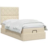  Podesivi krevet s madracem Krem 90 x 190 cm Tkanina | shoptok.hr