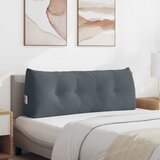  Jastuk za leđa Tamno siva 120 x 24 x 50 cm Baršun | shoptok.hr