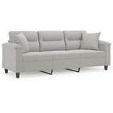  Trosjed s jastucima svjetlosivi 180 cm od mikrovlakana | Eponuda.com