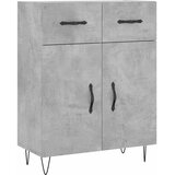  Komoda siva boja betona 69,5x34x90 cm od konstruiranog drva | shoptok.hr