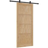  Klizna vrata ORKDAL Prirodna 86 x 198,5 cm Masivna borovina | shoptok.hr