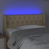  LED uzglavlje krem 103x16x78/88 cm od tkanine | shoptok.hr