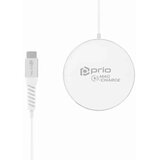 Prio 15W brezžični polnilnik MagSafe (USB C) srebrn | Shoptok.si