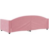  Dnevni krevet ružičasti 90 x 200 cm baršunasti | shoptok.hr