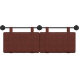  Držeće uzglavlje Zidne Sjajno smeđa 150 x 55 x 5 cm Antikni PU - Sjajna smeđa 140 cm bez LED | shoptok.hr