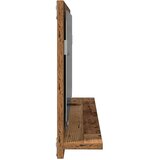  Ogledalo Polica Staro drvo 90 x 10,5 x 37 cm Konstruirano drvo | Eponuda.com