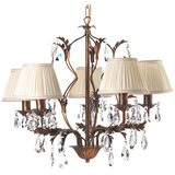 Lesnina XXXL KRISTALNA VISEČA SVETILKA 60/105 cm E14 | Shoptok.si