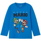 name it Majica 'Jubber Mario' modra / mešane barve | Shoptok.si