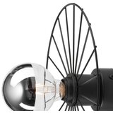 Zidna svetiljka MONTANA 1xE27/15W/230V prečnik 30 cm crna | Eponuda.com