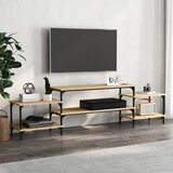 TV ormarić boja hrasta sonome 197x35x52 cm konstruirano drvo | shoptok.hr