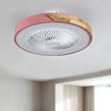  Brilagi - LED prigušiva svetiljka sa ventilatorom LED/38W/230V 50 cm ružičasta/hrast sa daljinskim upravljačem | Eponuda.com