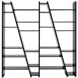 TemaHome Mat črna knjižna omara Delta | Shoptok.si