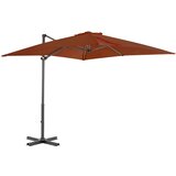  Konzolni suncobran s aluminijskom šipkom 250 x 250 cm terakota Cijene