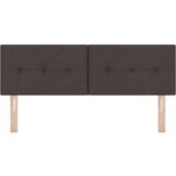  Naslon za glavu s gumbima tamno smeđi 140 cm tkanina | shoptok.hr