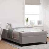  Postelja z vzmetnico Taupe in Črna 120 x 200 cm | Shoptok.si