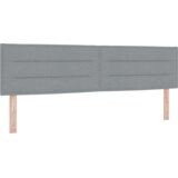  Postelja z vzmetnico Svetlo siva 200 x 180 cm Poliester, (5000126053) Slike