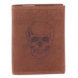 Sergio Valentini muŠki koŽni novČanik in-1104-skull/ braon | Eponuda.com