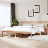 Maison Chic Posteljni okvir - Dvoposteljna postelja - Zakonska postelja iz trdne borovine 200x200 cm-J5107, (21767015) | Shoptok.si