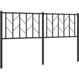  Metalno zamjensko uzglavlje crno 150 cm | shoptok.hr
