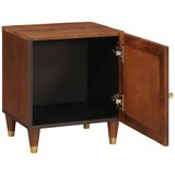  Noćni ormar 2 pcs Smeđa 40 x 33,5 x 46 cm Čvrsto drvo akacije | Eponuda.com