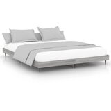 Okvir za krevet boja hrasta 200x200 cm od konstruiranog drva | shoptok.hr