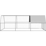 vidaXL Zunanji kokošjak 3x6x2 m pocinkano jeklo | Shoptok.si