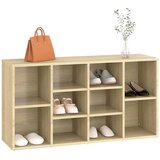  Klupa za cipele boja hrasta 103x30x55 cm konstruirano drvo Smeđa | shoptok.hr