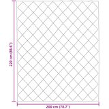  Zimska pokrivača Svijetlo siva 200 x 220 cm Mikrovlakna | shoptok.hr