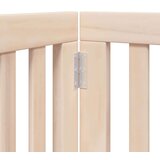 vidaXL Ograda za pse z vrati zložljiva 15 panelov 750 cm topolovina | Shoptok.si