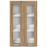 vidaXL Viseča omarica s polico Riga Umetni hrast 60 x 31 x 100 cm | Shoptok.si